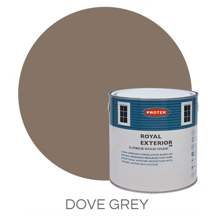 Dove Grey Royal Exterior Wood Finish