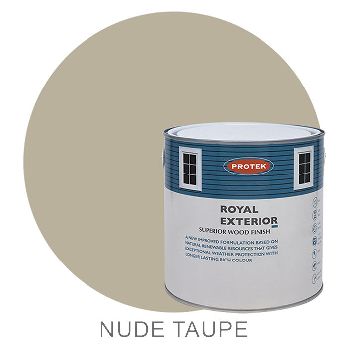 Nude Taupe Royal Exterior Wood Finish