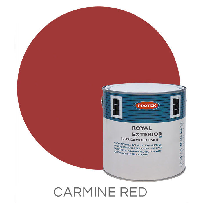 Carmine Red Royal Exterior Wood Finish