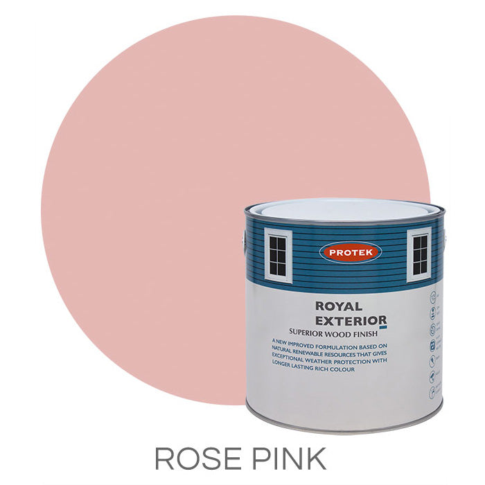 Rose Pink Royal Exterior Wood Finish