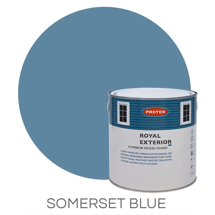 Somerset Blue Royal Exterior Wood Finish