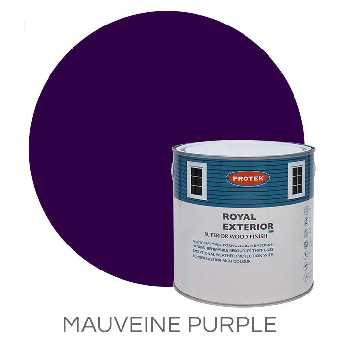 Mauveine Purple Royal Exterior Wood Finish