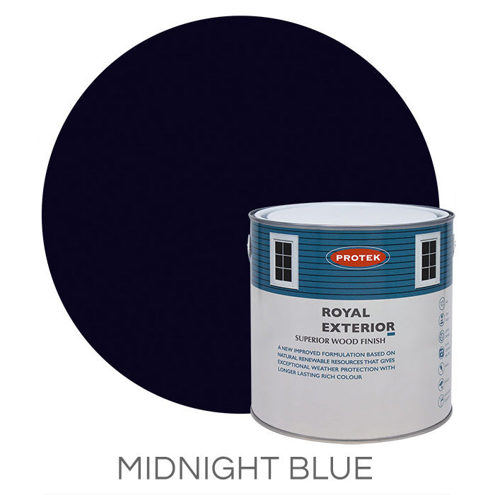 Midnight Blue Royal Exterior Wood Finish