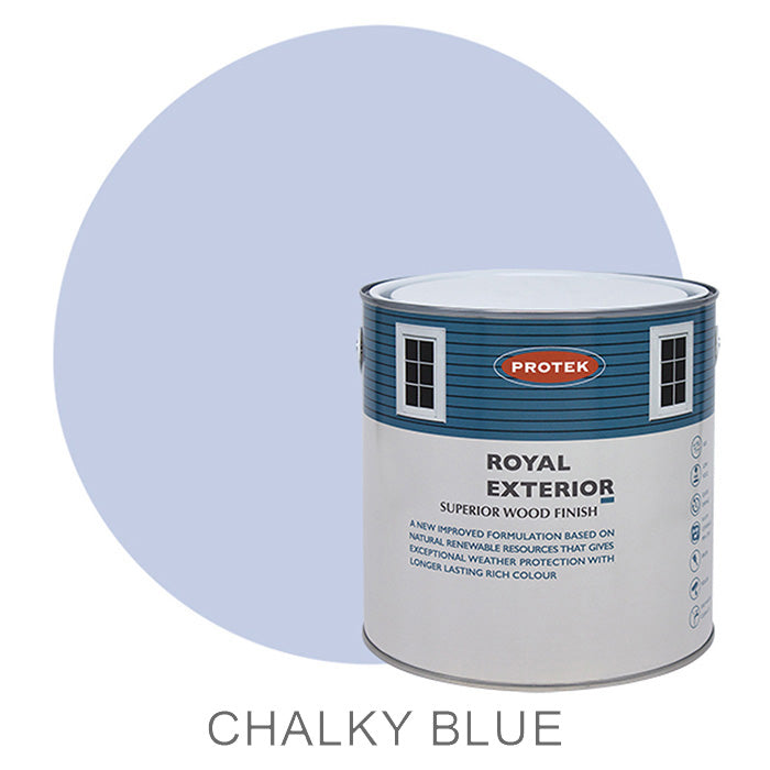 Chalky Blue Royal Exterior Wood Finish