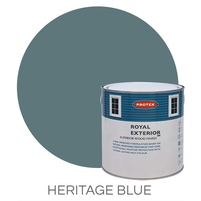 Heritage Blue Royal Exterior Wood Finish